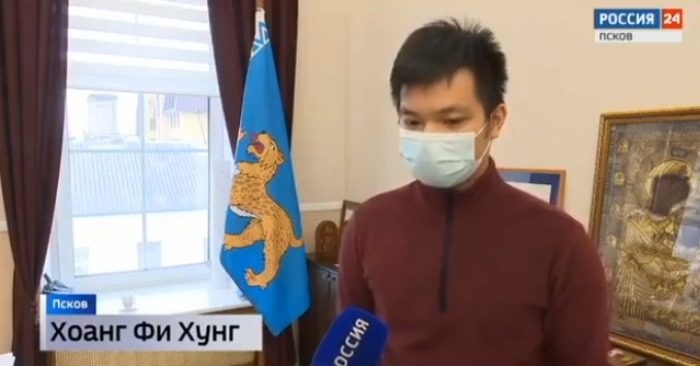 Russian locality thanks Vietnamese student for saving children in accident
